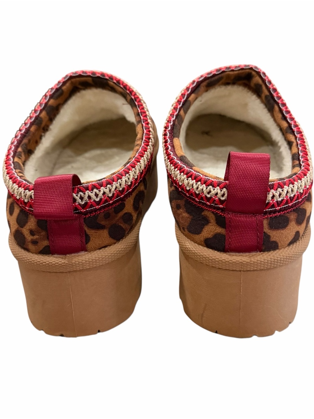 Nanette Lepore Women’s 9.5 Leopard Print Slip On Platform Clog Slipper Shoe S5 - Picture 4 of 8